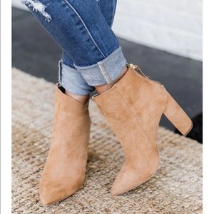 Tan Booties